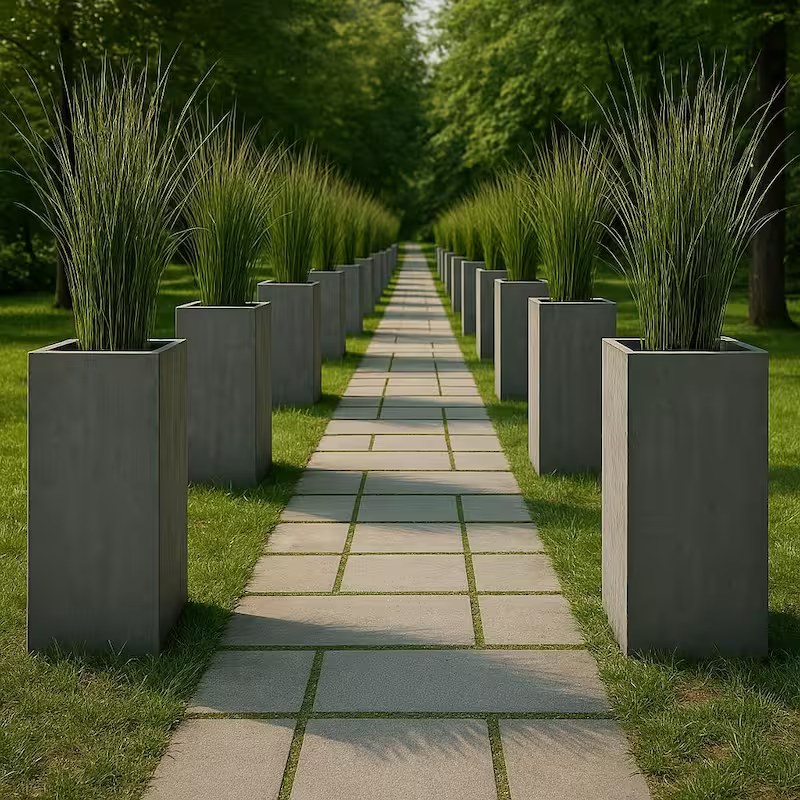 Вазон "Хілс" 450*450*1000 мм